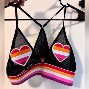 Lesbian Flag Sheer Party Concert Top